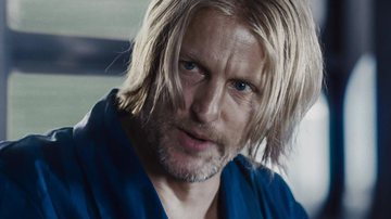 Haymitch (Woody Harrelson) em 'Jogos Vorazes' (2012) - Reprodução/Lionsgate