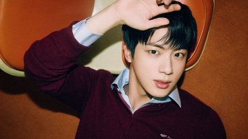 Jin em concept foto para seu primeiro mini-álbum "Happy" - Divulgação/Big Hit Music