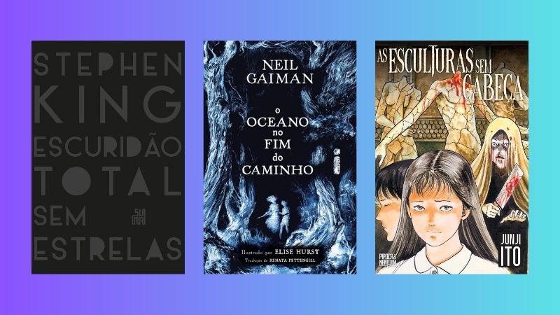 Adquira obras de autores consagrados como Junji Ito e Stephen King com grandes descontos durante a Mega Oferta da Amazon para membros Prime - Créditos: Reprodução/Amazon