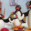 Cena da animação "Pingu"