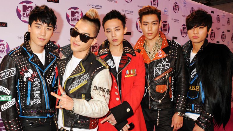 BIGBANG no MTV Europe Music Awards, em 2011 - Dave Benett/Getty Images