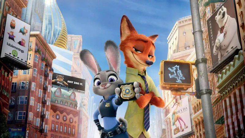 Imagem promocional de "Zootopia" - Divulgação/Disney