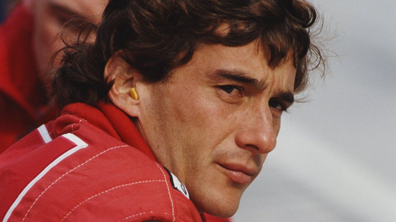 Ayrton Senna no Autodromo Enzo e Dino Ferrari em Imola, San Marino, em 1990 - Pascal Rondeau/Getty Images