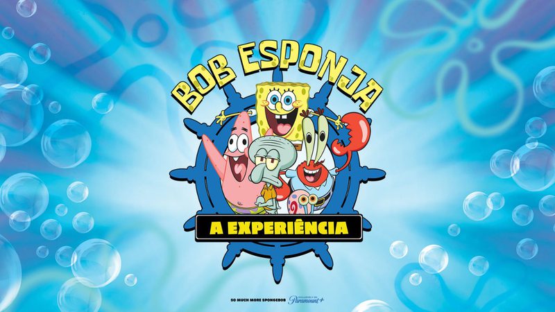 Imagem promocional da exposição 'Bob Esponja – A Experiência' - Divulgação