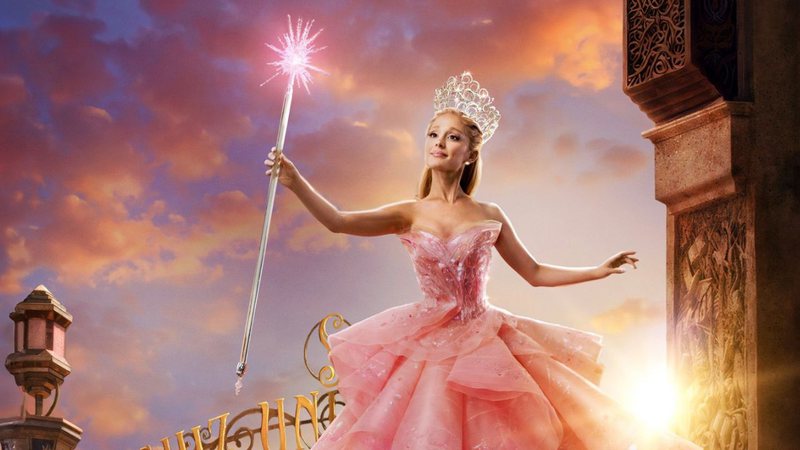 Glinda em pôster de "Wicked" - Reprodução/Universal Pictures