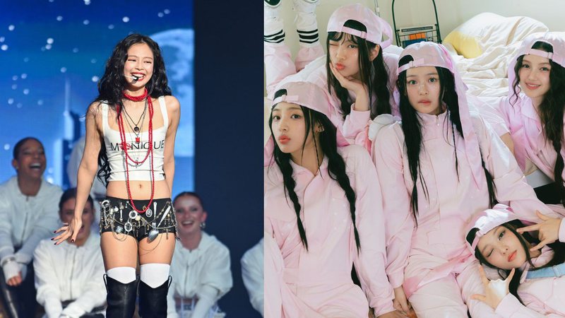 Jennie, do BLACKPINK e integrantes do NewJeans - PG/Bauer-Griffin/GC Images/ADOR