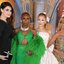 Idina Menzel, Kristin Chenoweth, Ariana Grande e Cynthia Erivo na premiere de Wicked