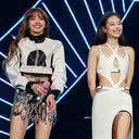 Jennie e Lisa, do BLACKPINK, no Coachella 2023 - Emma McIntyre/Getty Images