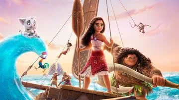 Imagem promocional de 'Moana 2' (2024) - Divulgação/Disney