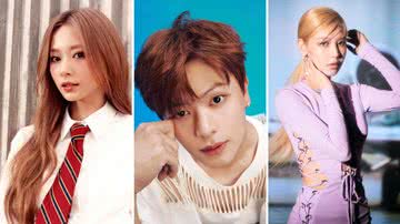 Tzuyu (TWICE), Yook Sungjae (BTOB) e Sooyoung (Girls' Generation) - Divulgação/JYP Entertainment/Cube Entertainment/SM Entertainment