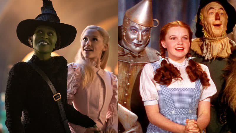 Imagens de Wicked e O Mágico de Oz - Divulgação