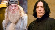 Dumbledore e Snape, personagens da saga Harry Potter - Reprodução/Warner Bros. Pictures