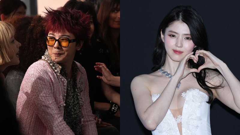 G-Dragon, integrante do BIGBANG, e a atriz Han So Hee - Han Myung-Gu/WireImage/Anthony Kwan/Getty Images for CHANEL