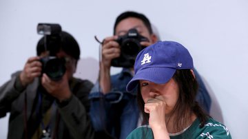 Min Hee-Jin em coletiva de imprensa - Han Myung-Gu/WireImage/Getty Images