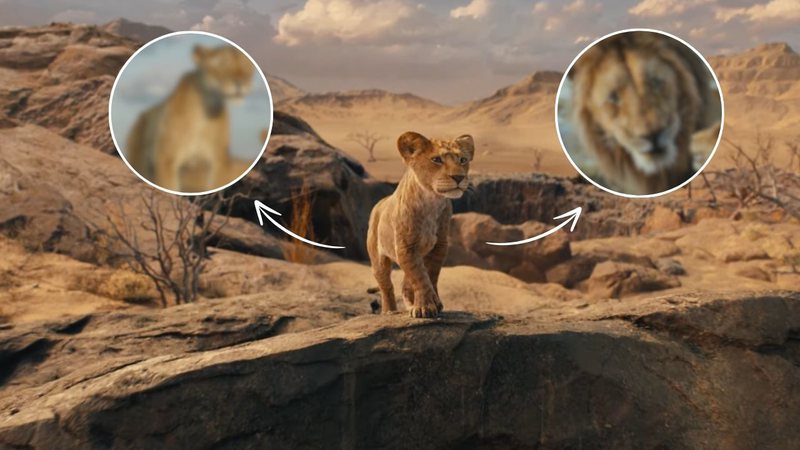 Cena de "Mufasa: O Rei Leão" - Reprodução/Disney