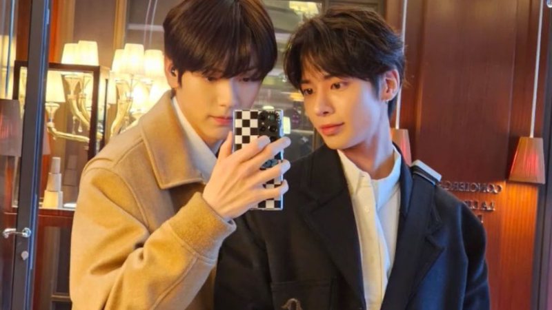 Membros Soobin e Taehyun do TXT - Reprodução/Weverse