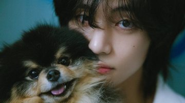 V, do BTS, e Yeontan em concept photo para o álbum 'Layover' - Divulgação/BIGHIT Music