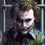 Coringa de Heath Ledger em 'Batman: O Cavaleiro das Trevas'