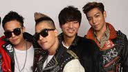 Integrantes do BIGBANG no MTV EMA 2011 - Dave Hogan/MTV 2011/Getty Images