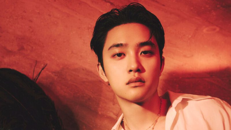 D.O, do EXO, em photoshoot para o álbum "EXIST" - Divulgação/SM Entertainment