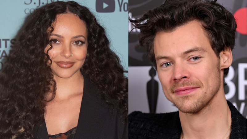 Jade Thirlwall no The Music Industry Trust Awards 2024 e Harry Styles no BRIT Awards 2023 - Joseph Okpako/Jeff Spicer/WireImage/GettyImages