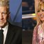 David Lynch (à esqu.) e a popstar Hannah Montana (à dir.)