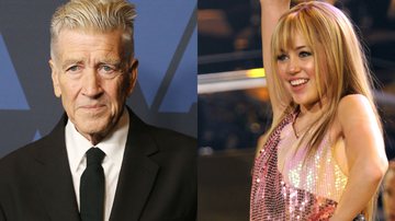 David Lynch (à esqu.) e a popstar Hannah Montana (à dir.) - Getty Images