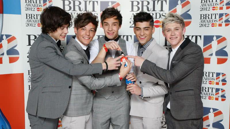 One Direction no Brit Awards de 2012 - JM Enternational/Redferns/Getty Images