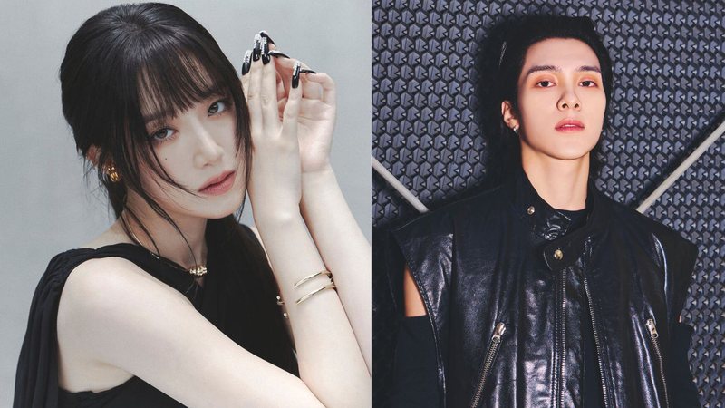 Shuhua, integrante do (G)i-dle, e Hendery, integrante do WayV, subunit chinesa do NCT - Divulgação/CUBE Entertainment/SM Entertainment