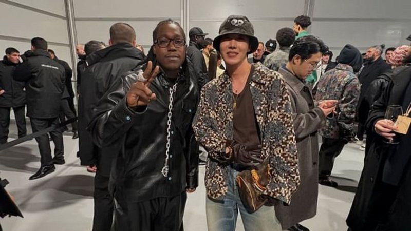 J-Hope, do BTS, com Don Toliver - Reprodução/ Instagram/dontoliver