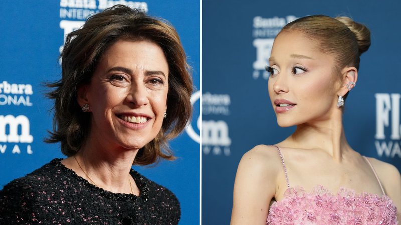 Fernanda Torres e Ariana Grande no Festival Internacional de Cinema de Santa Bárbara (SBIFF) - JB Lacroix/FilmMagic/Presley Ann/Getty Images