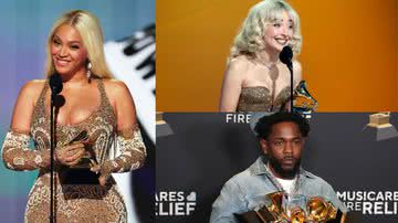 Beyonce, Sabrina Carpenter e Kendrick Lamar, no Grammy 2025 - Kevin Winter/Kevin Mazur/Jeff Kravitz/Getty Images