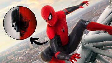 Homem-Aranha, e pôster de 'Demolidor: Renascido' - Divulgação/ Sony Pictures Entertainment/ Marvel Studios/Disney+