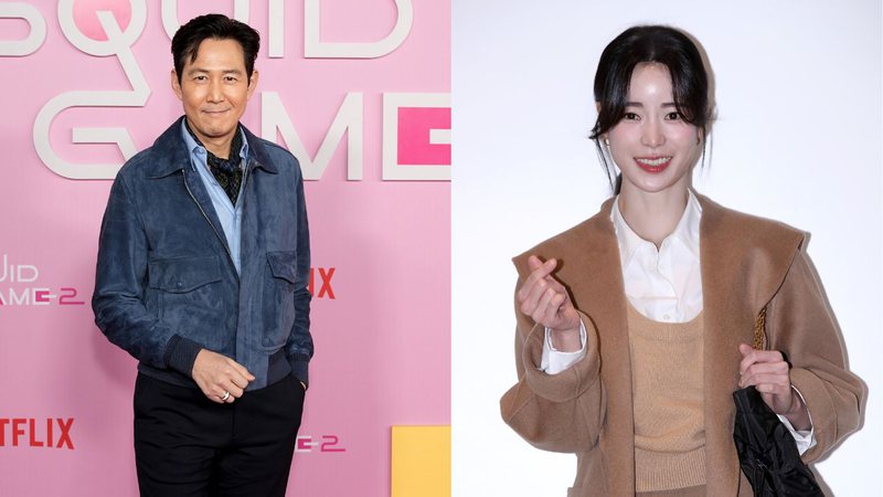 Lee Jung Jae, de 'Round 6', e Lim Ji Yeon, de 'A Lição' - Presley Ann/Getty Images for Netflix/Han Myung-Gu/WireImage