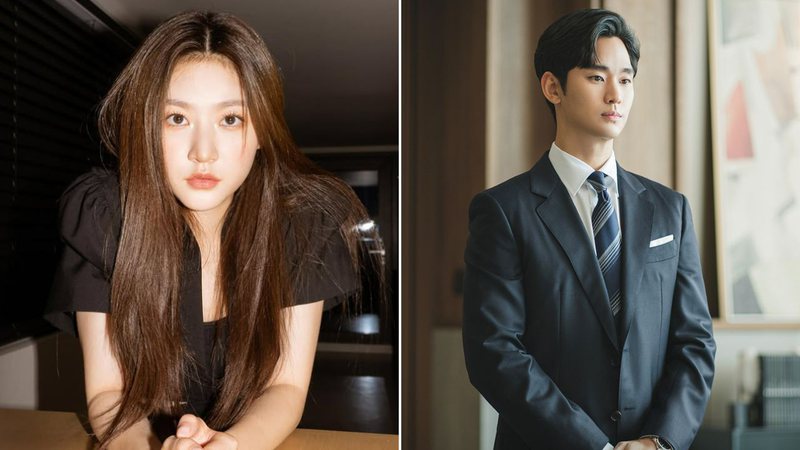 Atriz Kim Sae Ron e ator Kim Soo Hyun - Reprodução/Instagram/ron_sae e Divulgação/tvN