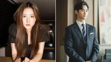 Atriz Kim Sae Ron e ator Kim Soo Hyun - Reprodução/Instagram/ron_sae e Divulgação/tvN