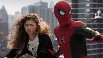 Zendaya ao lado de Tom Holland em "Homem-Aranha" - Divulgação