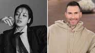 Lisa, do BLACKPINK e Adam Levine, do Maroon 5 - Divulgação/LLOUD e Chris Haston/WBTV via Getty Images