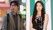Jinyoung, do GOT7, e Kim Min Ju, ex-IZ*ONE - Divulgação/Canal A e Han Myung-Gu/Getty Images