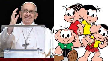 Papa Francisco e Turma da Mônica - Vatican Media via Vatican Pool/Getty Images/Divulgação/MSP
