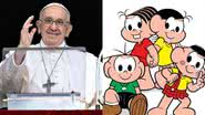 Papa Francisco e Turma da Mônica - Vatican Media via Vatican Pool/Getty Images/Divulgação/MSP