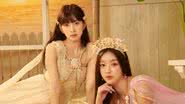 Concept photo de Arin e YooA, do OH MY GIRL, para o álbum 'Golden Hourglass' - Divulgação/WM Entertainment