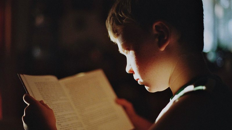Criança lendo um livro - Pixabay