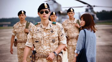 Cena do k-drama 'Descendentes do Sol' - Reprodução/KBS