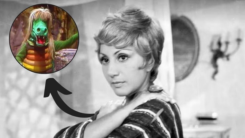 Dorinha Duval como Cuca no 'Sítio do Picapau Amarelo' (1977) - Divulgação/Acervo Globo