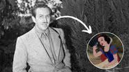 Walt Disney e cena da animação 'Branca de Neve e os Sete Anões' (1937) - Earl Theisen/Getty Images e Reprodução/Disney