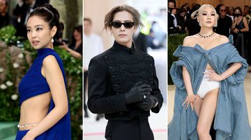 Jennie (BLACKPINK), Jackson Wang (GOT7) e CL (2NE1) no MET Gala - Dimitrios Kambouris/Theo Wargo/Dimitrios Kambouris/Getty Images