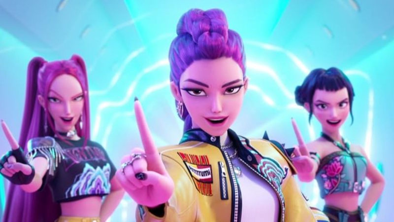 Cena de 'Guerreiras do K-Pop' (2025) - Divulgação/Netflix