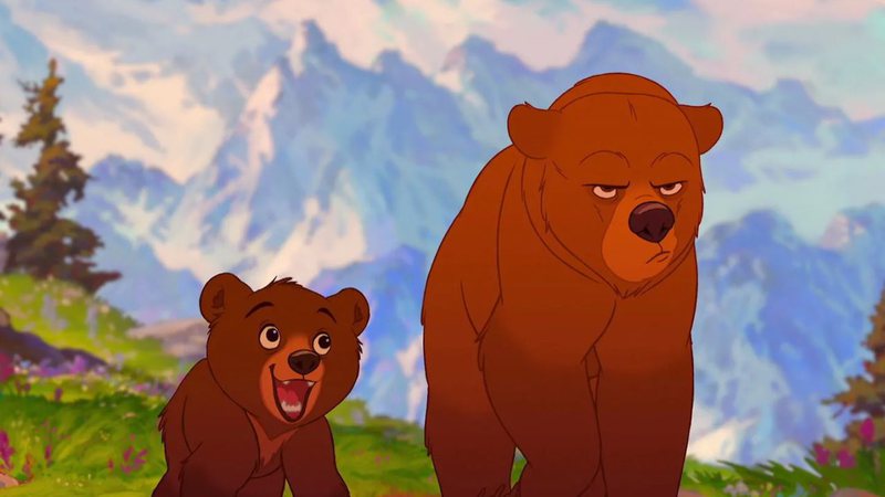 Cena da animação 'Irmão Urso' (2003) - Reprodução/Disney