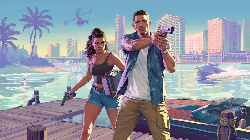 Imagem promocional de GTA 6 - Divulgação/Rockstar Games